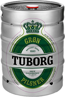 Tuborg Pilsner 25 l. fustage, 4,6%